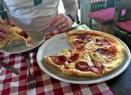 Pizza in Split, Croatia