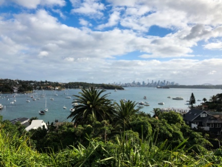 The view of Sydney from Watsons Bay, Australia